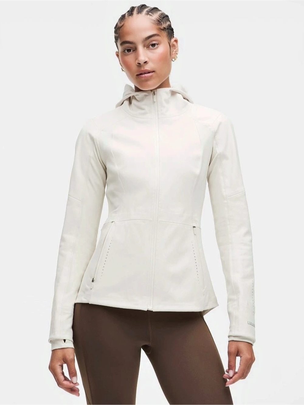 Women's Cross Chill Performance Jacket size small Light Ivory